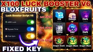 [NO KEY] Blox Fruits X100 Luck Booster Script V6 | UNLI SPIN • FREE SPIN • FREE MYTHICAL