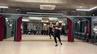 탱고 솔로 테크닉 시연. 땅게라 클래스 뮤지컬리티 시퀀스. Tango Solo Technique