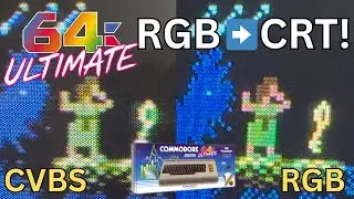 C64 Ultimate RGB Output on a CRT, Yes It&rsquo;s Possible!
