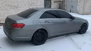 Replacing brakes on a Mercedes-Benz W212