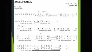 Angels’ Carol - notasi Alto