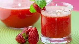 How to Make a Chilled Ginger Strawberry Soup