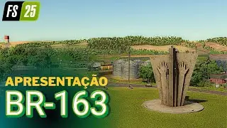 Apresenta&ccedil;&atilde;o do Mapa BR-163 MS Brasil no Farming Simulator 25 PC e Consoles