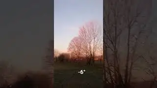 -6&deg;, si vede a nord-ovest il massiccio del Monte Grappa, montagna alta 1775 m s.l.m..