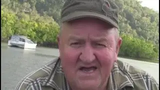 Phil McNamara, poet. Bloomfield River, FNQ. Produced by Wanda Akkerman