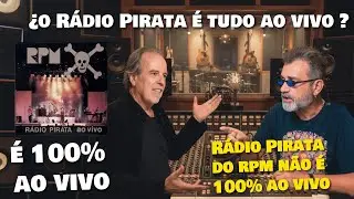 Regis Tadeu fala que o R&aacute;dio Pirata do RPM, n&atilde;o &eacute; 100% ao vivo. A resposta do produtor Marco Mazzola
