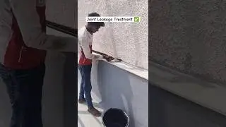 joint Leakage Treatment ✅ #waterproofing #construction #home