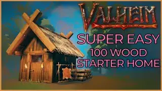 [ VALHEIM BUILD GUIDE ] Average Architecture Academy: 100-Wood Starter Home