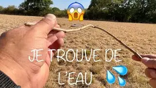 🤔sourcier trouver l’eau sur mon terrain #sourcier comment trouver de l’eau #puits #forage #baguette