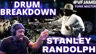 FUNK MASTER! Stanley Randolph #VFJAMS ( Drum Breakdown)