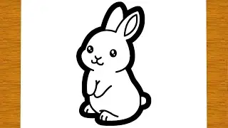 WIE ZEICHNET MAN EIN NIEDLICHER HASE F&Uuml;R OSTERN | Einfaches zeichnen lernen