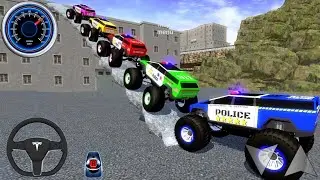 Juegos De Carros Police Monster Truck Impossible Driver Car Extreme Racing For Android Mud Gameplay
