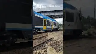 Przejazd Elfa 27WEb-002 w kierunku Żywca #train #railtrack #trainspotting #automobile #railway