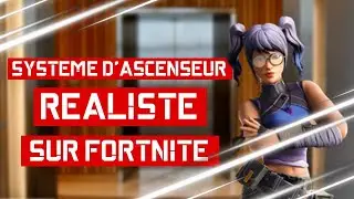 COMMENT faire un ASCENSEUR Réaliste FONCTIONNEL sur Fortnite | tuto fortnite mode créatif map rp