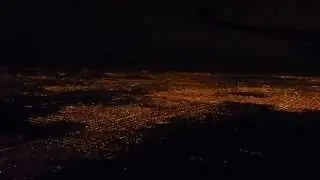 ATERRIZANDO EN BUENOS AIRES DE NOCHE