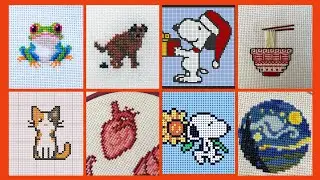 Элегантная и изысканная схема для вышивки крестом #crossstitchdesigns
