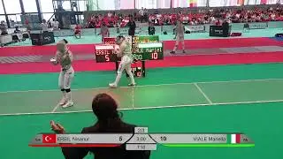 Euro Champs 2025 SWS - L16 - Nisanur Erbil TUR v Mariella Viale ITA