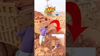 😭Man Slipped While Unloading Stones 😱 | Real Stone Crusher Danger ⚠️