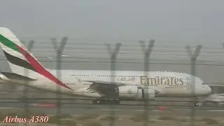 Emirates Airbus A330, A340, A380, Boeing 747, 777 Landing at Dubai International Airport!!!!