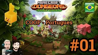 MINECRAFT DUNGEONS DLC -(COOP)- PTBR #01.
