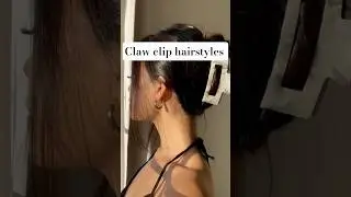 easiest claw bun #ClawClipHairstyle #ClawClipStyles #ClawClipLooks #ClawClipTrend #ClawClipLove