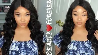SUPER AFFORDABLE!! BEGINNER FRIENDLY LACE PART BODY WAVE WIG| FT. BEAUTY FOREVER HAIR
