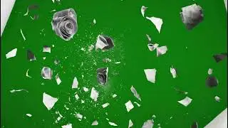 Intense Paper Tear Transition Green Screen: No Copyright Video Effect