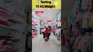 Babyhug Ride On Swing Car Testing 70 KG Weight Capacity. #rock #ride #viralvideo #trendingvideo