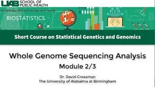 Whole Genome Sequencing Analysis - Module 2