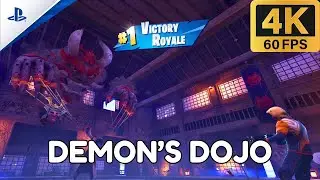 Fortnite Chapter 6 Season 1 Zero Build + Night Rose + Exploring DEMON'S DOJO (PS5 4K60FPS) Gameplay