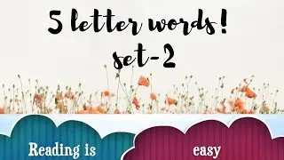 Building vocabulary 5 letter words set -2 (51 -100)
