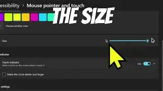 How to Increase the Arrow Size? | Tutorial | Windows