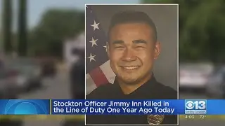 Wednesday Marks 1 Year Since Stockton Police Officer Jimmy Inn Was Killed In Line Of Duty