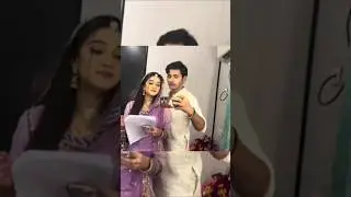 himanshu fun with rimjhim on set with team members #himanshu #vlog #whatsappstatus #lovelymoments