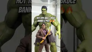 Hoy toys hulk Bruce banner 2 pack #actionfigures #figtok #hottoys #hulk #brucebanner #incrediblehulk