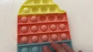 Ice cream popcicle pop it fidget toys ASMR
