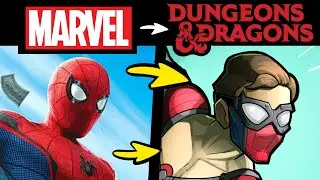 What if MARVEL HEROES Were in D&D?! (Stories & Speedpaint)