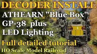 Установка декодера Atearn GP38 (Blue Box) &mdash; полное руководство. ACHB 1-64