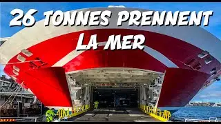 FINLANDE NOUS VOILÀ (un camion qui prend le bateau!)