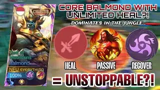 CORE BALMOND WITH UNLIMITED HEAL?! | UNSTOPPABLE IN THE JUNGLE!! | BALMOND BEST BUILD & EMBLEM 2025 
