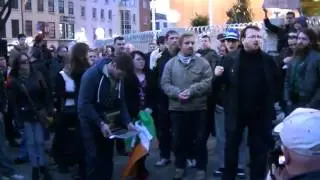 Occupy Dame Street  after garda close down camp 8th march 2012