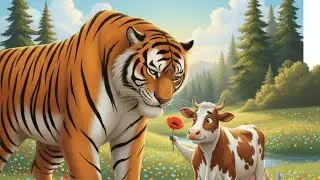 #HonestCow#FierceTiger#MoralStory #IntegrityMatters#Fable#CourageOverFear #StoryTime#KeepYourPromise