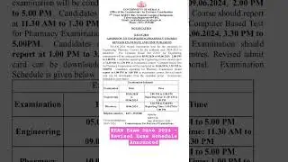 KEAM Exam Date 2024 &ndash; Revised Exam Schedule Announced