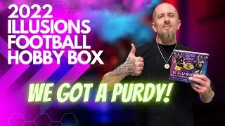 PANINI ILUUSIONS FOOTBALL HOBBY BOX WE HIT THAT PURDY!
