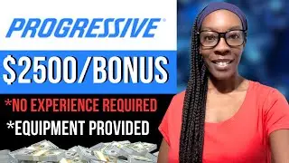 Progressive Insurance is Hiring! Remote Job paying up to $2500 BONUS | Best Work From Home Job 2025