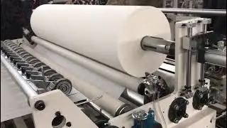 2200mm toilet paper maxi roll slitting and rewinding machine