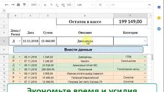 Автоматизация гугл таблиц