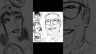 RIP comics legend JOHN ROMITA SR! (drawing) | #marvel #spiderman #art  #explorepage (#shorts)