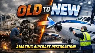✈️ AIRPLANE RESTORATION IN FOREST | FULL CINEMATIC JOURNEY 🌲🔥