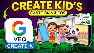 Create 3D Kids Cartoon Nursery Rhymes with AI | Auto Voice & Music